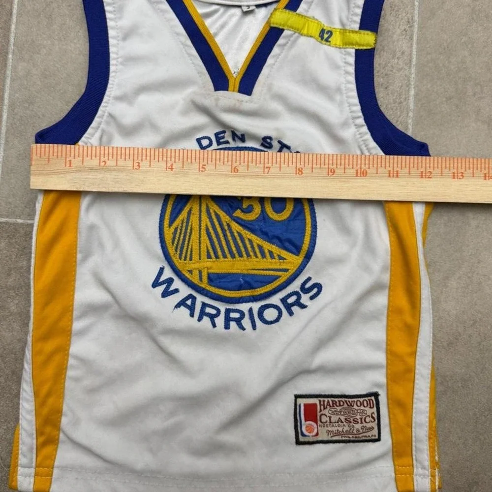 Mitchel & Ness Golden State Warriors Curry Jersey #30 hardwood classics Size 2
